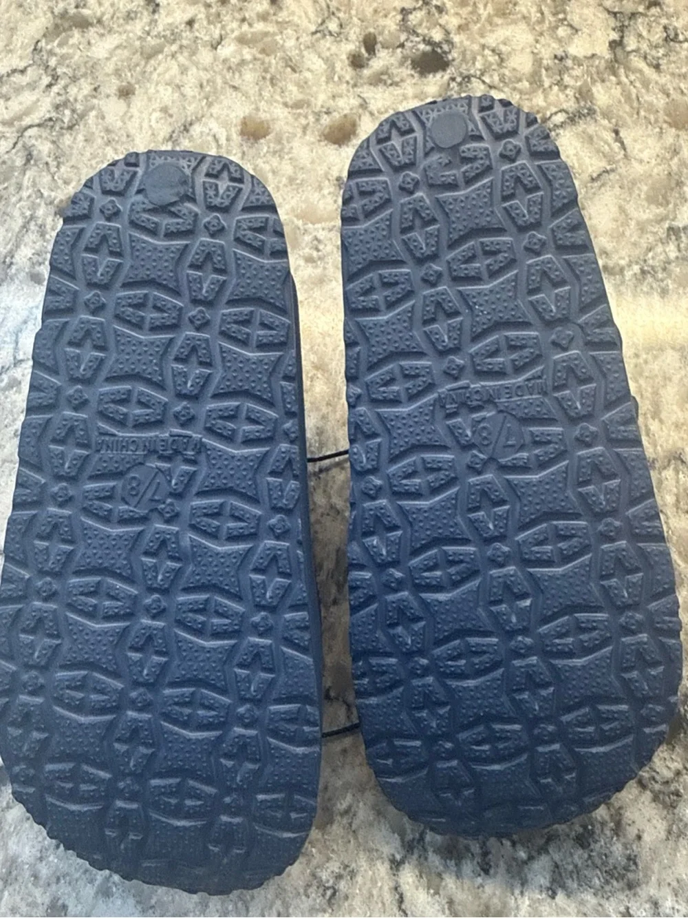 jcpenney Okie Dokie Blue Kids' Double Strap Adjustable Sandals